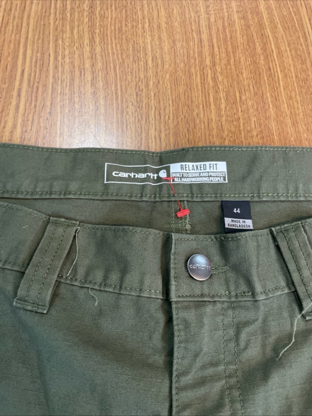 Carhartt Relaxed Fit Olive Green Work Shorts